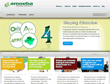 Tablet Screenshot of amoebaeducation.com